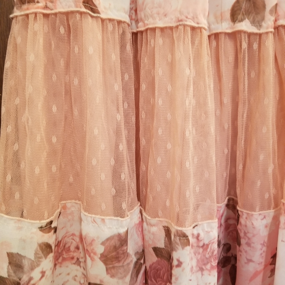 Spring,graduation wedding floral lace dress - Picture 2 of 6